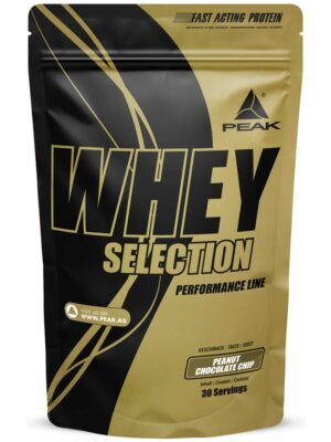 Peak Whey Selection - Geschmack Peanut Chocolate Chip