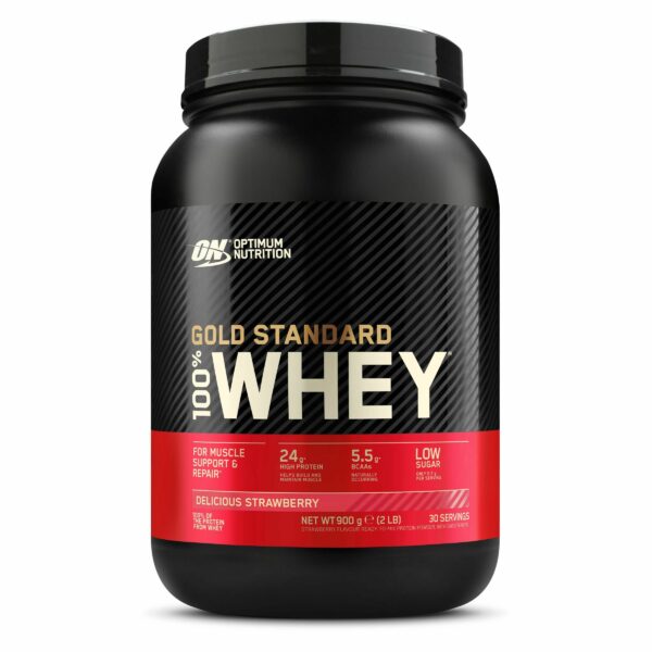 Optimum Nutrition 100% Whey Gold Standard Delicious Strawberry