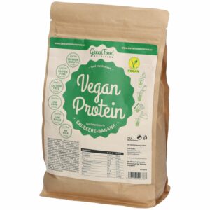 GreenFood Nutrition Vegan Protein Erdbeere- Banane