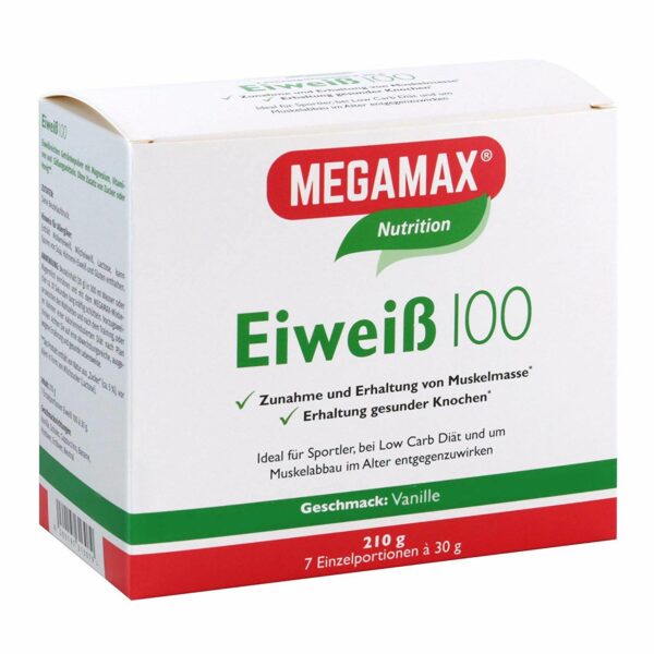 Megamax® Basic & Active Eiweiß 100 Vanille-Geschmack