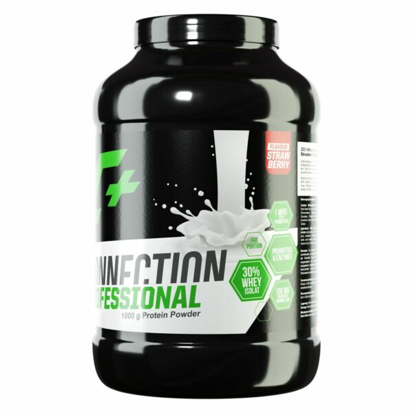 Zec+ Whey Connection Professional Protein für den Muskelaufbau Erdbeere