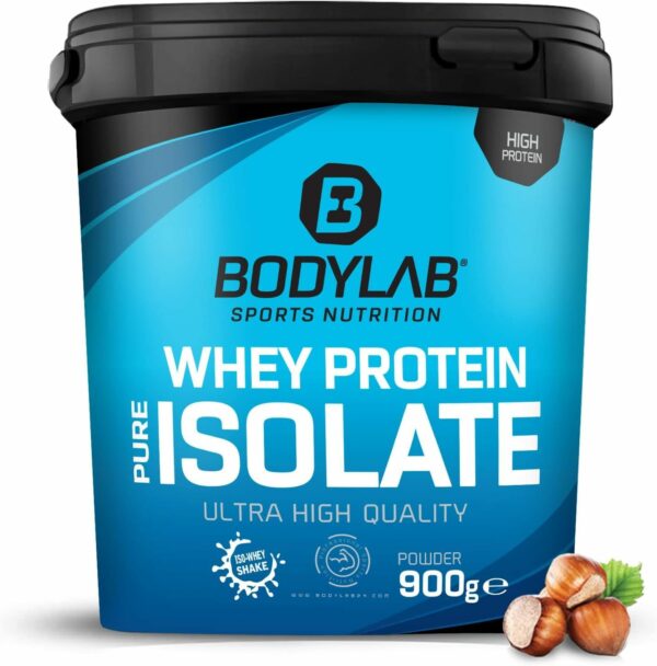 Bodylab24 Whey Protein Isolate Haselnuss